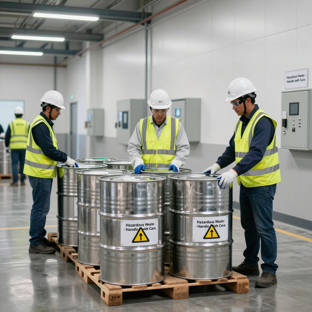 Residuos peligrosos industriales en Puebla