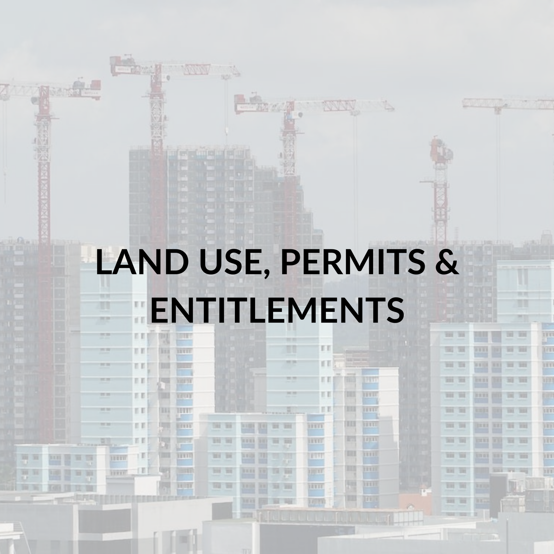 land use permits entitlements, outdoor advertising