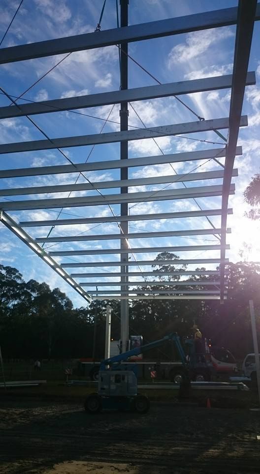 A Roof Steel Frame Structure — Burke Metal Fabrication In Taree, NSW
