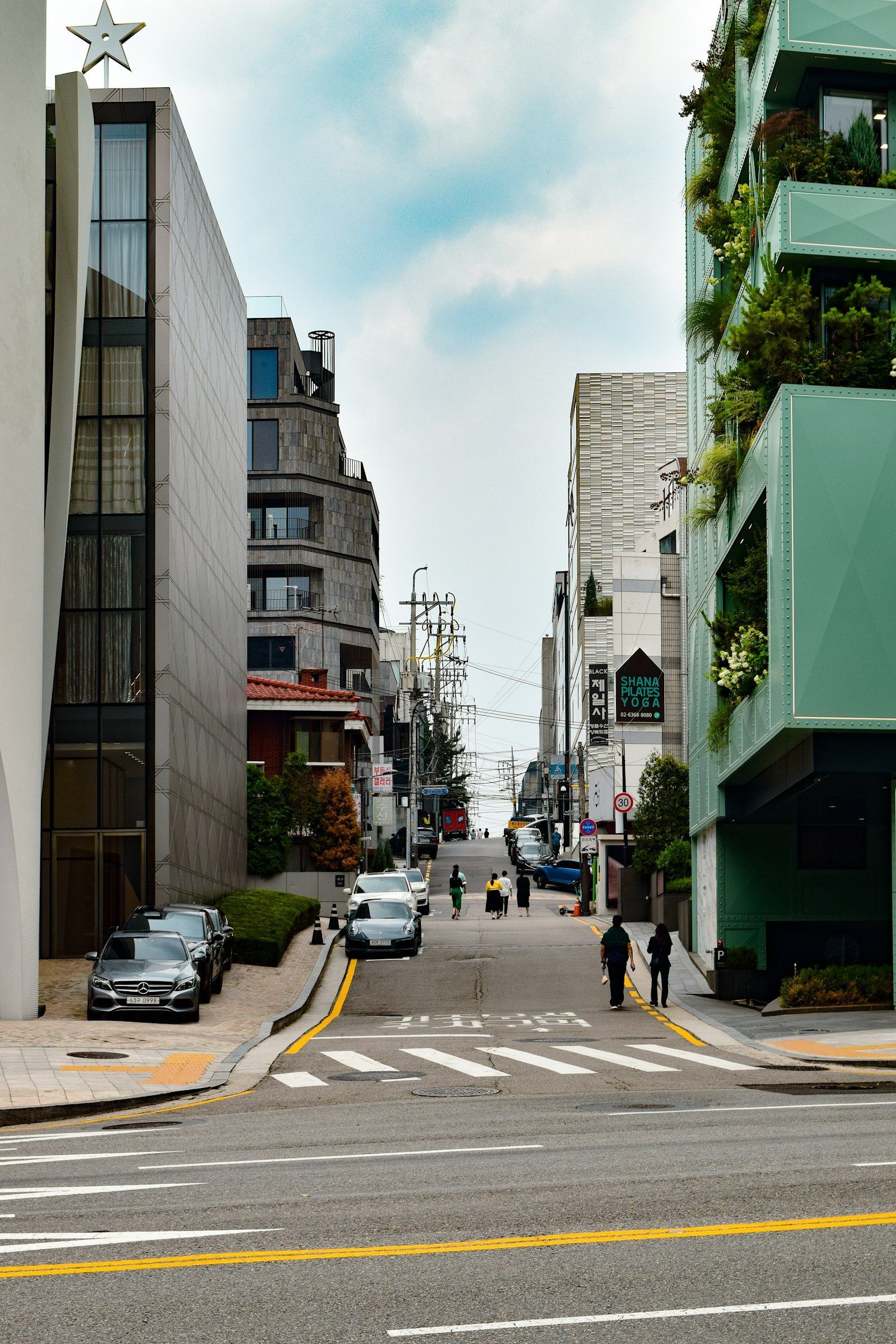 Street view in Gangnam, Seoul