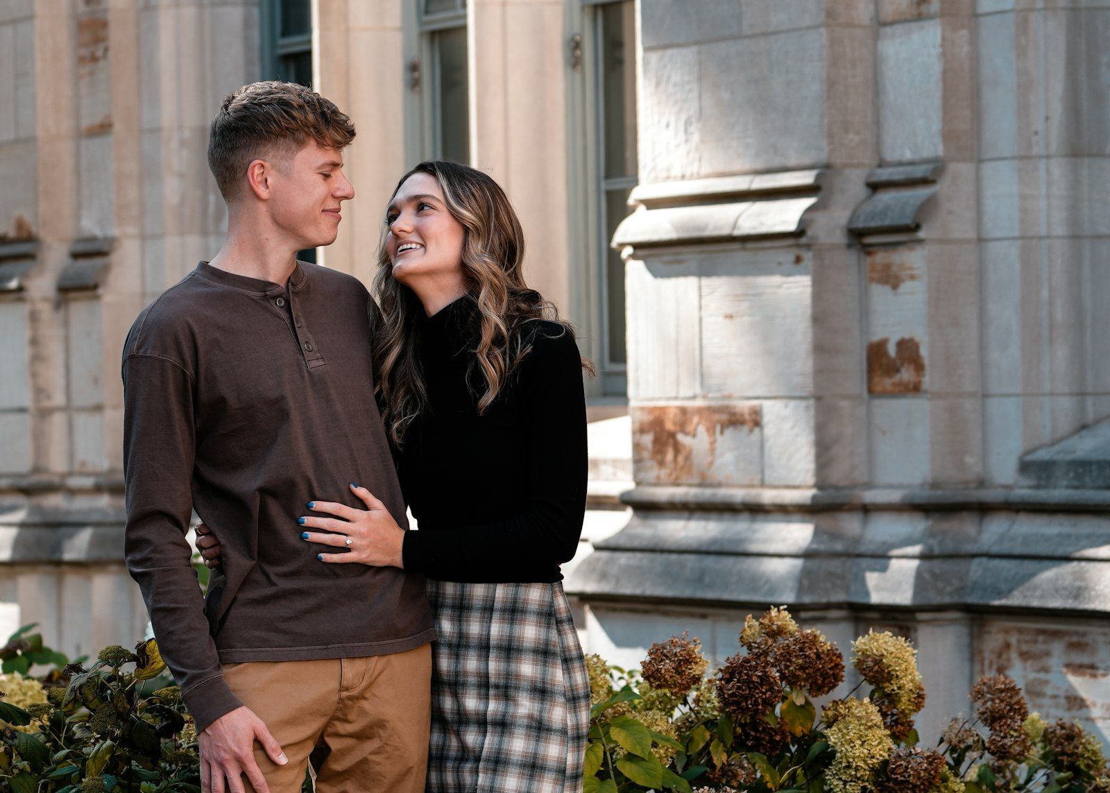 Couple standing together
