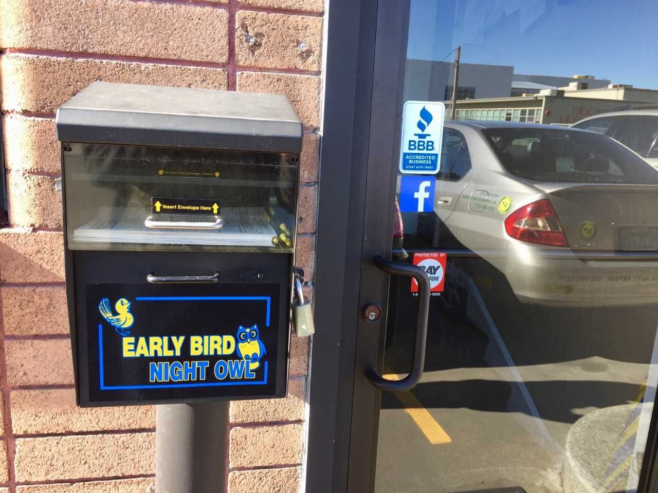 Early bird box | A+ Japanese Auto Repair, Inc.