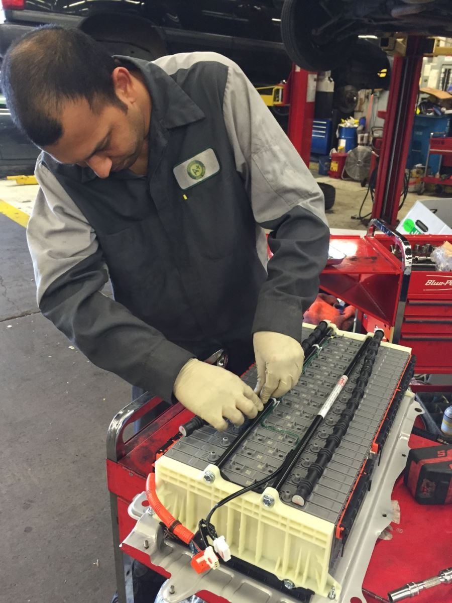 Changing a hybrid battery | A+ Japanese Auto Repair, Inc.