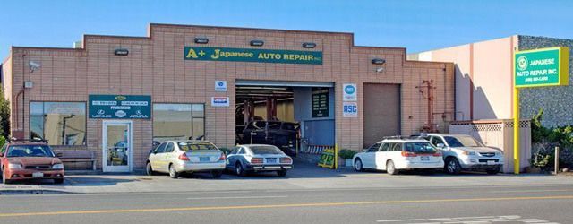 Outside the shop | A+ Japanese Auto Repair, Inc.