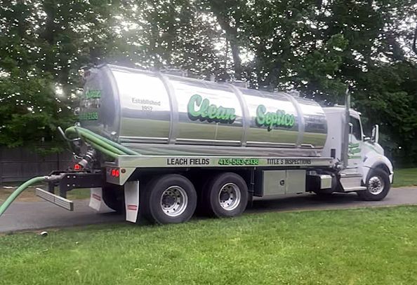 CleanSeptics service truck with pipe inspection equipment