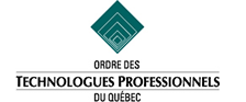 A logo for ordre des technologies professionnels du quebec