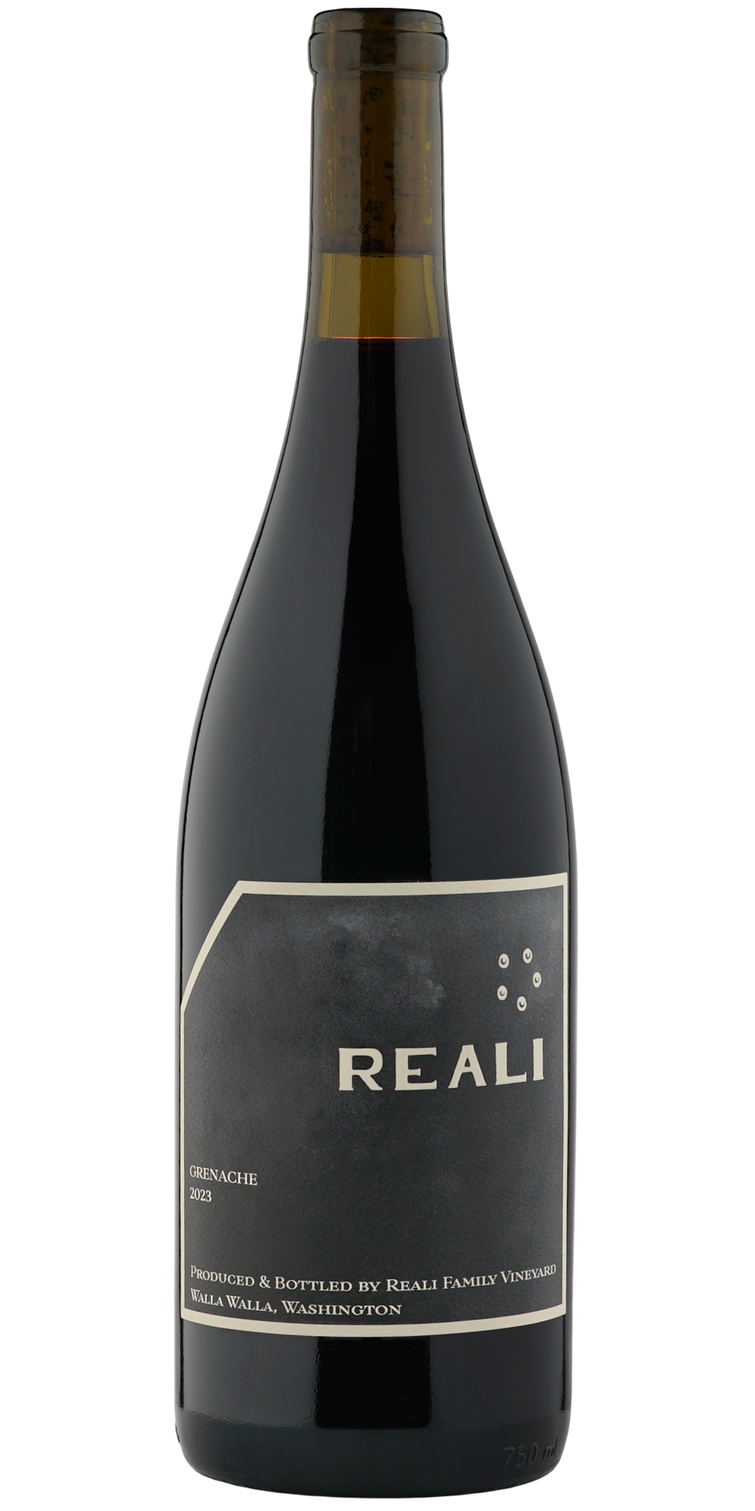Bottle of REALI 2023 Grenache