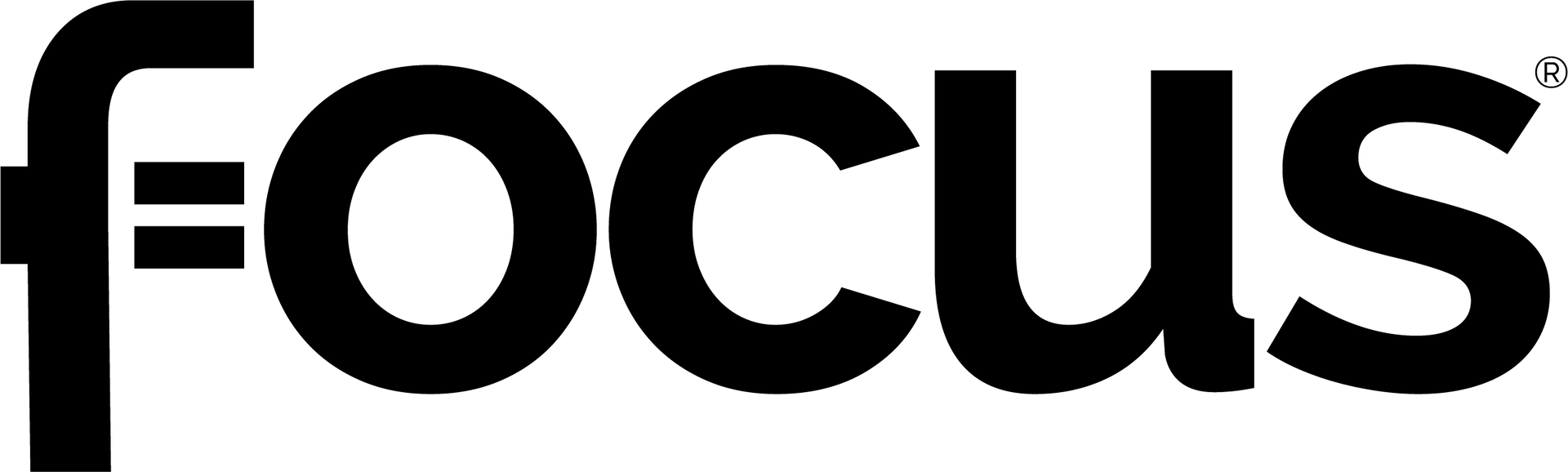 Black text logo reading “fOCUS” with a stylized lowercase f