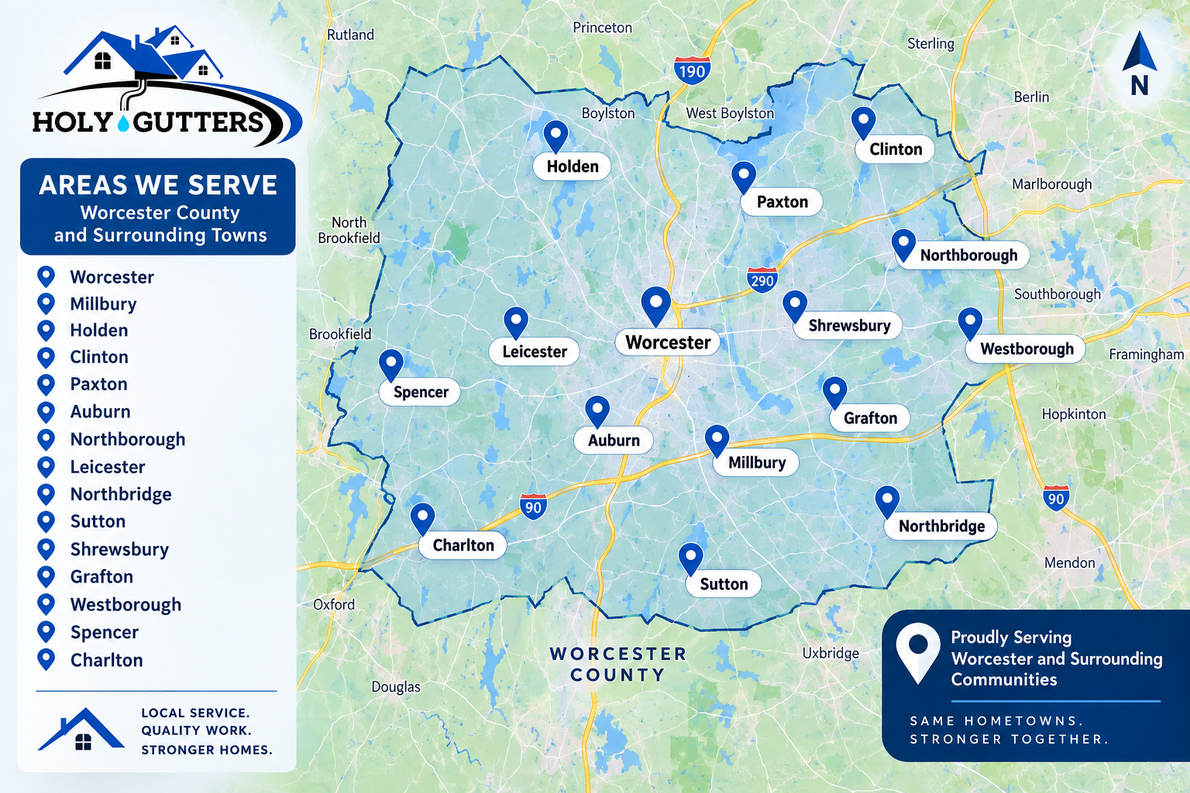 Map of western Florida showing Holly Gutters service areas with blue location pins. Map of western Florida showing Holly Gutters service areas with blue location pins.