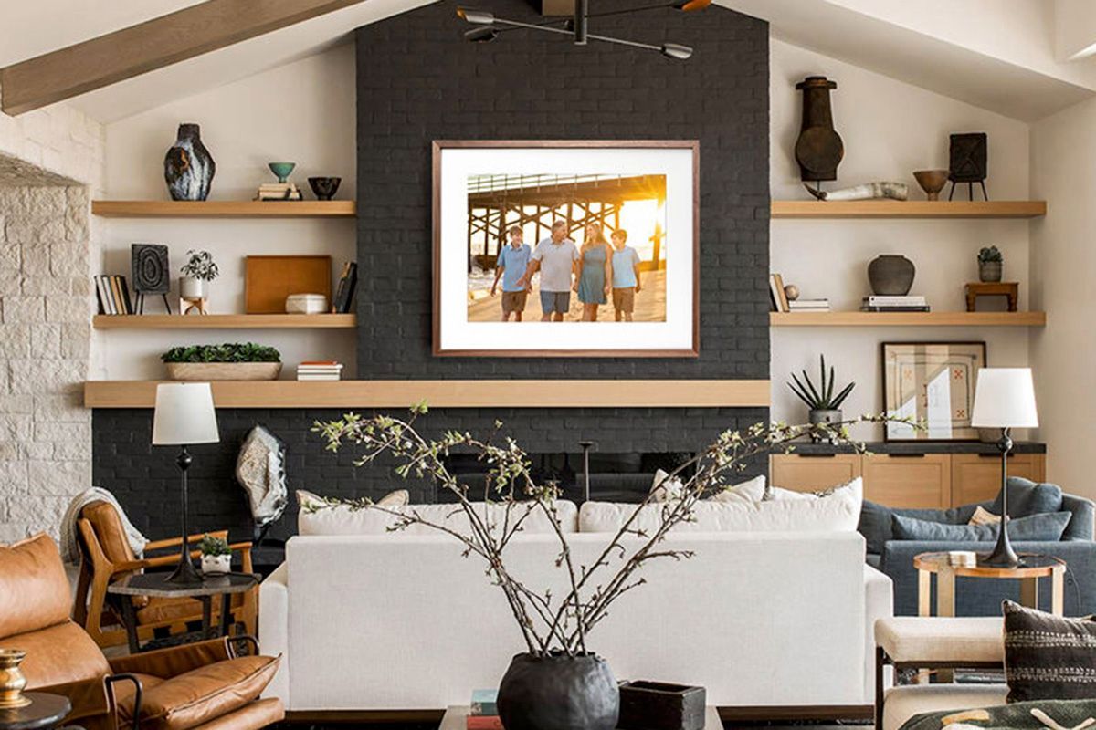 framed photo photo in their home