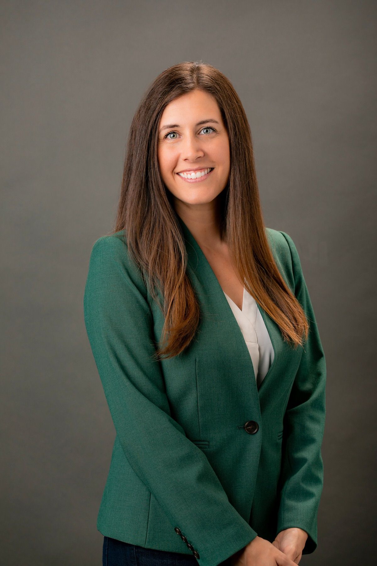 female linkedin headshot example — professional business profile headshot with confident expression