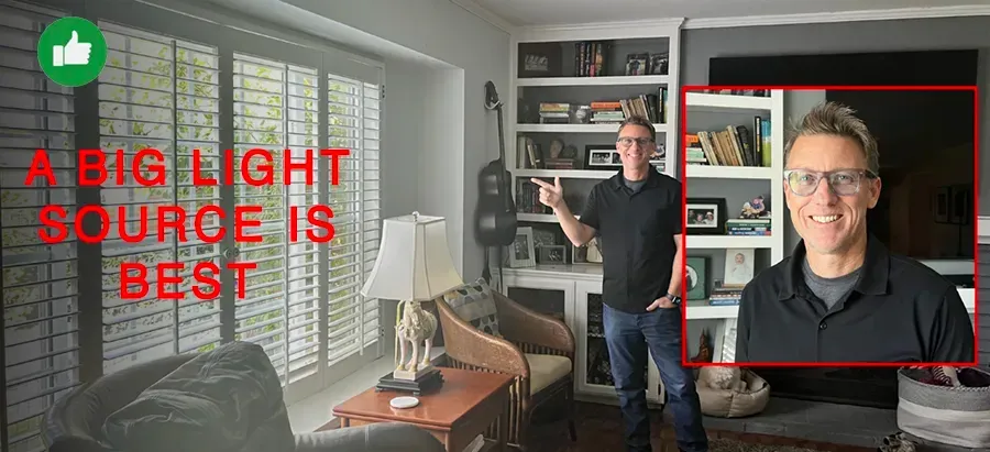  diagram of window lighting used for a headshot