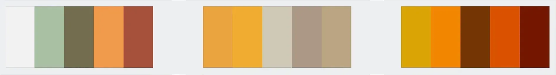 Color palette for Family Photos in the fall
