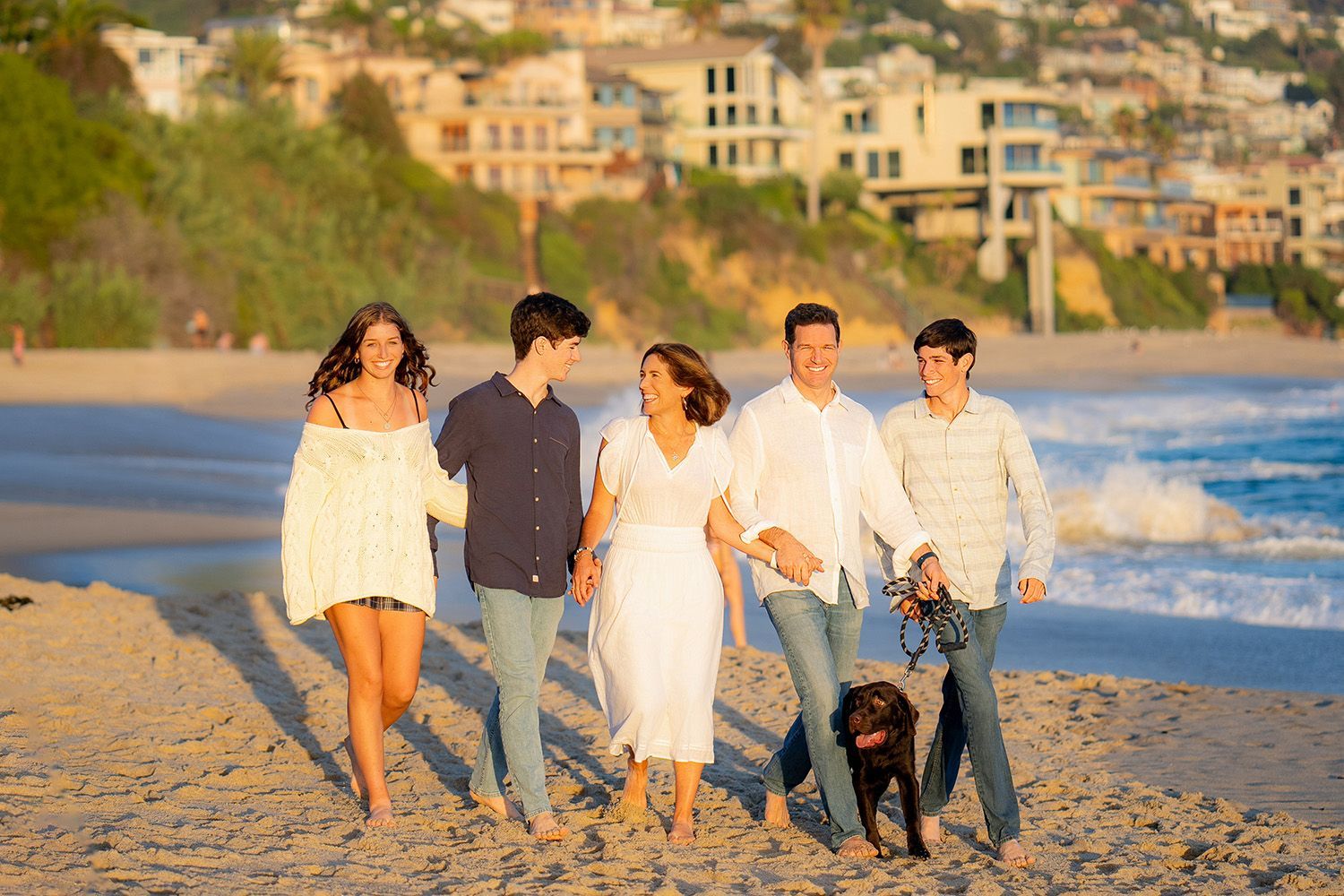 Family portraits at Victoria Beach in Laguna