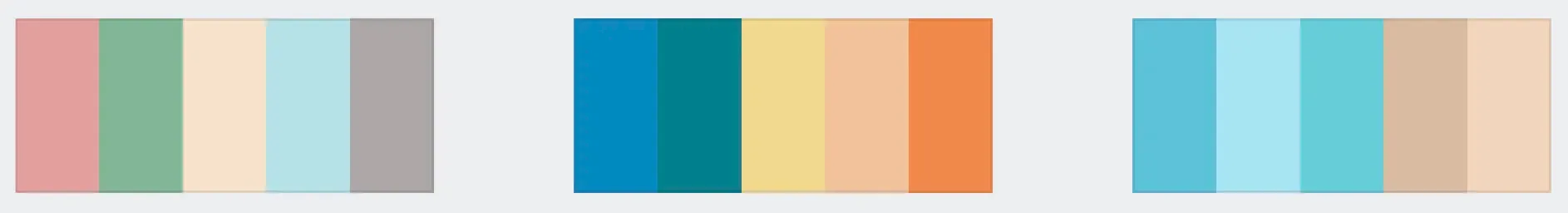 Color palette for Family Photos in the spring