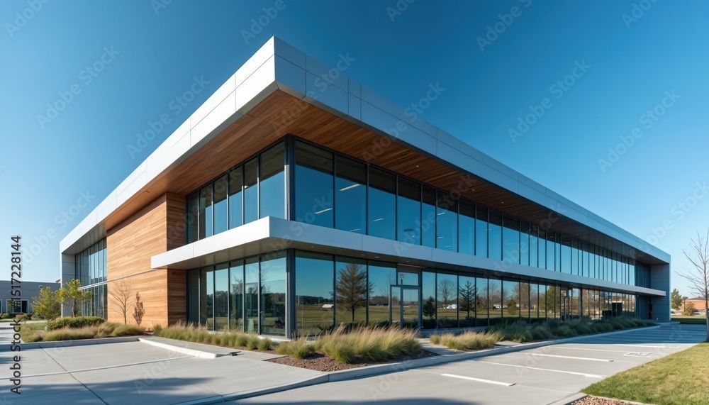 Modern office building Modern office building