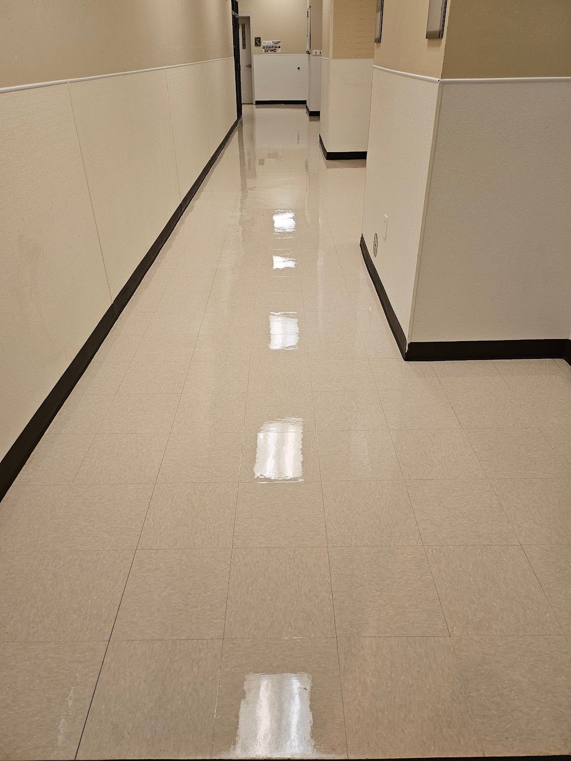 A polished hallway A polished hallway