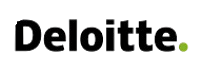 The deloitte logo is black and green on a white background.