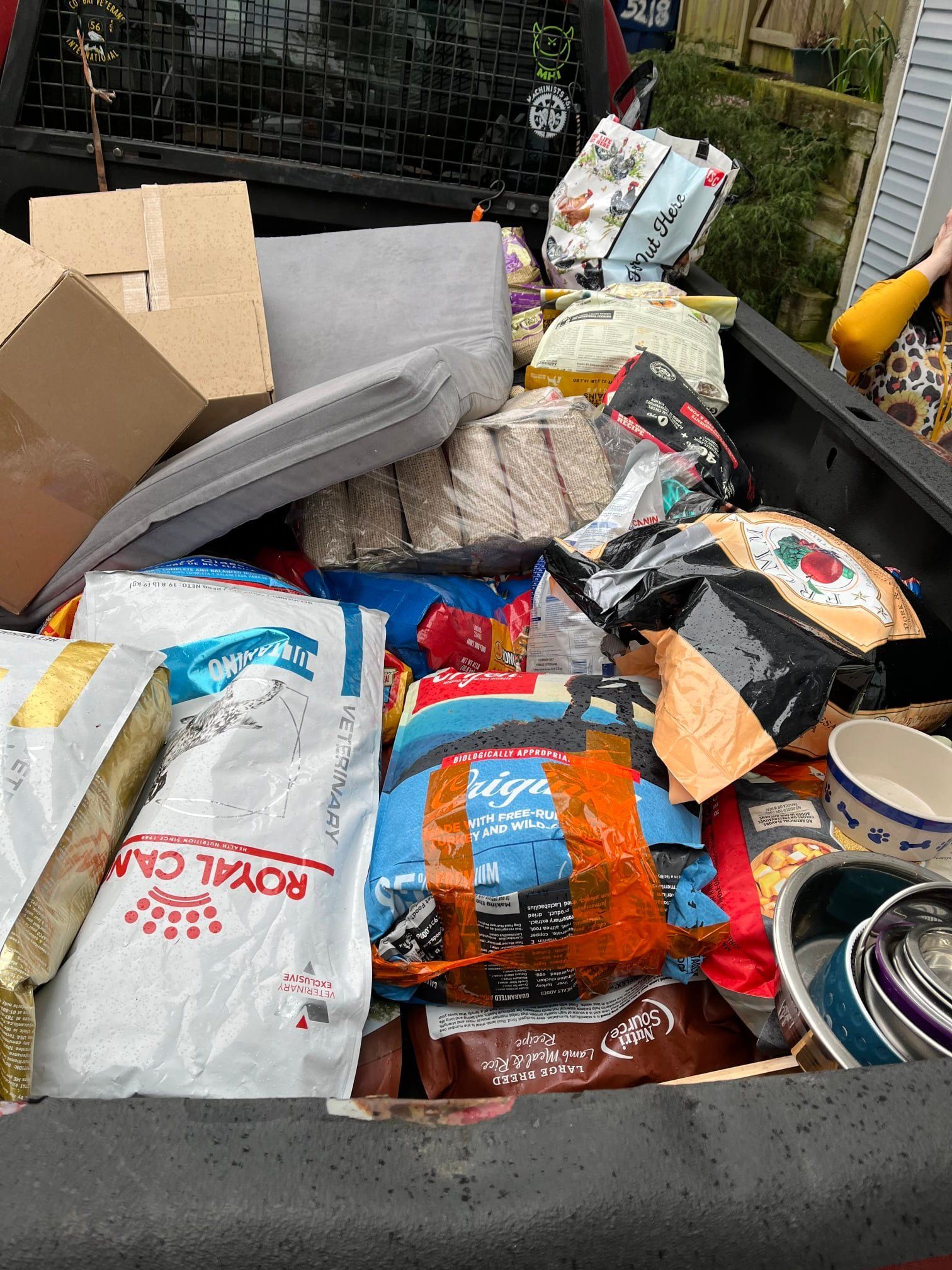 a pile of supplies