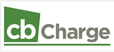 A green and white logo for cb charge on a white background. | Ode Auto Repair & Tire