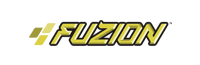 A yellow and black logo for fuzion on a white background - Ode Auto Repair & Tire