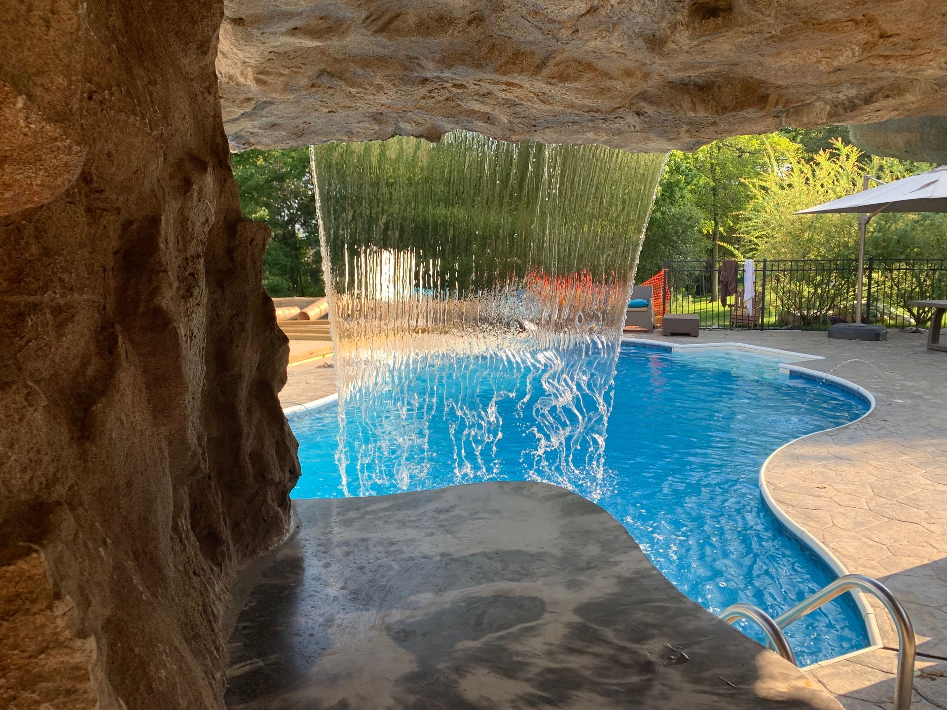 Elite Outdoor Living Solutions is installing a stunning piece of nature-inspired pool in Oklahoma City.