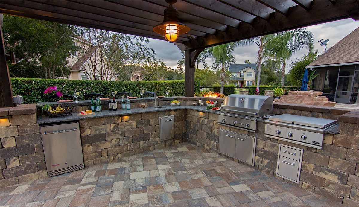 Our outdoor kitchens and BBQ areas make backyard entertaining easier and more enjoyable. We create functional cooking spaces that are perfect for spending time with family and friends.