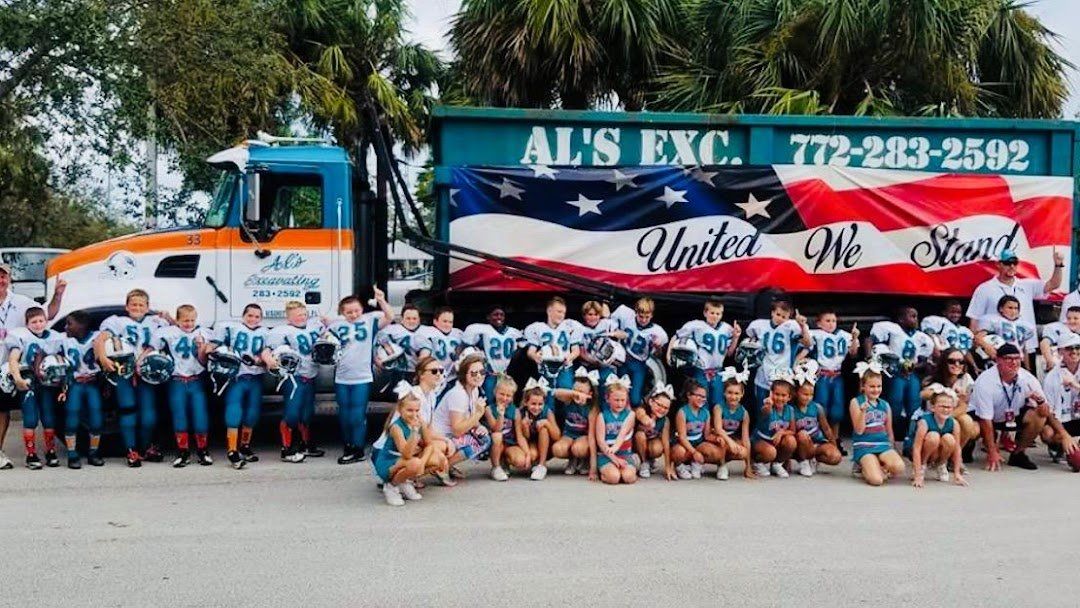 Football Players | Stuart, FL | Al's Excavating & Roll Off Services