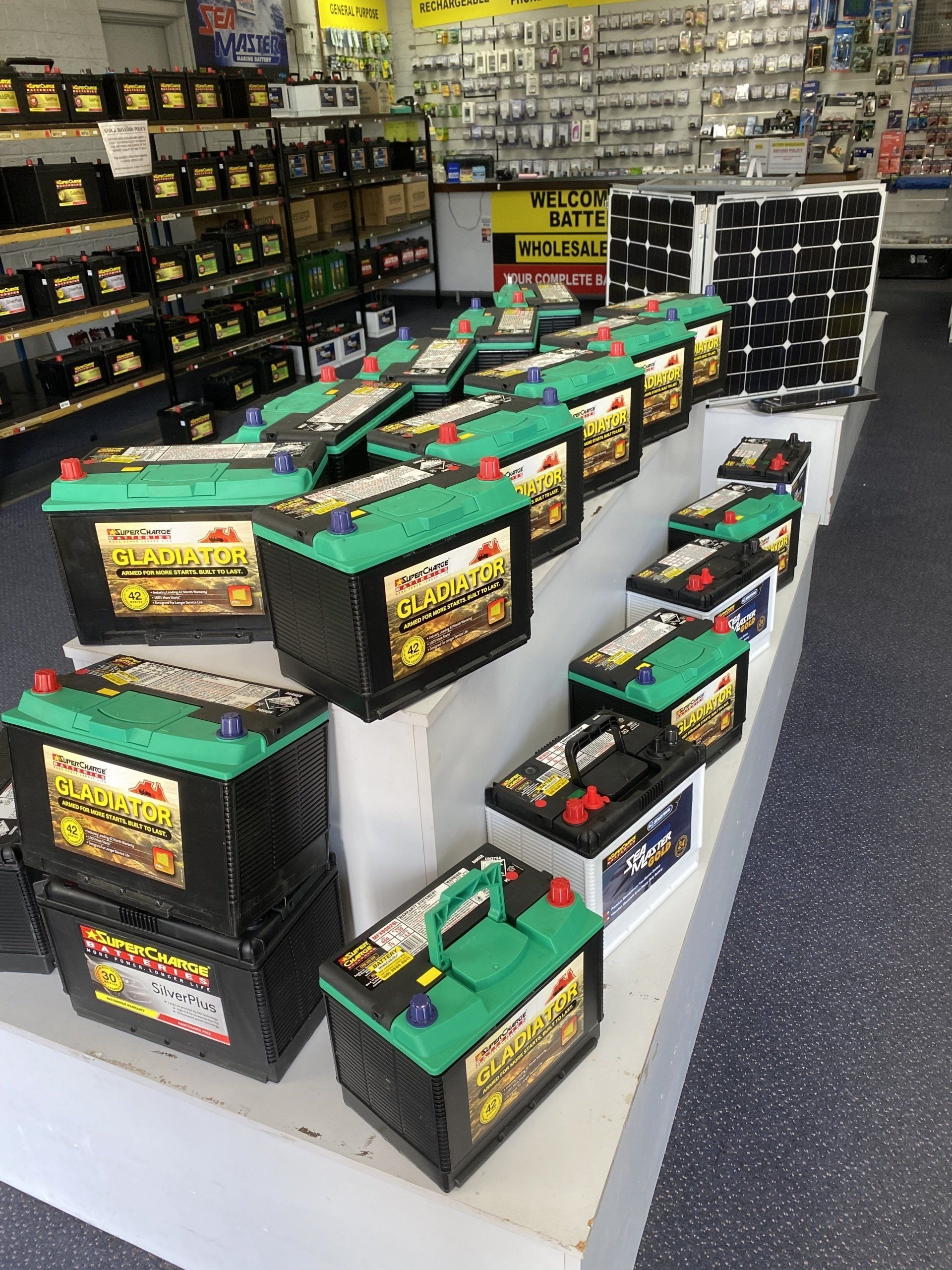 green battery image