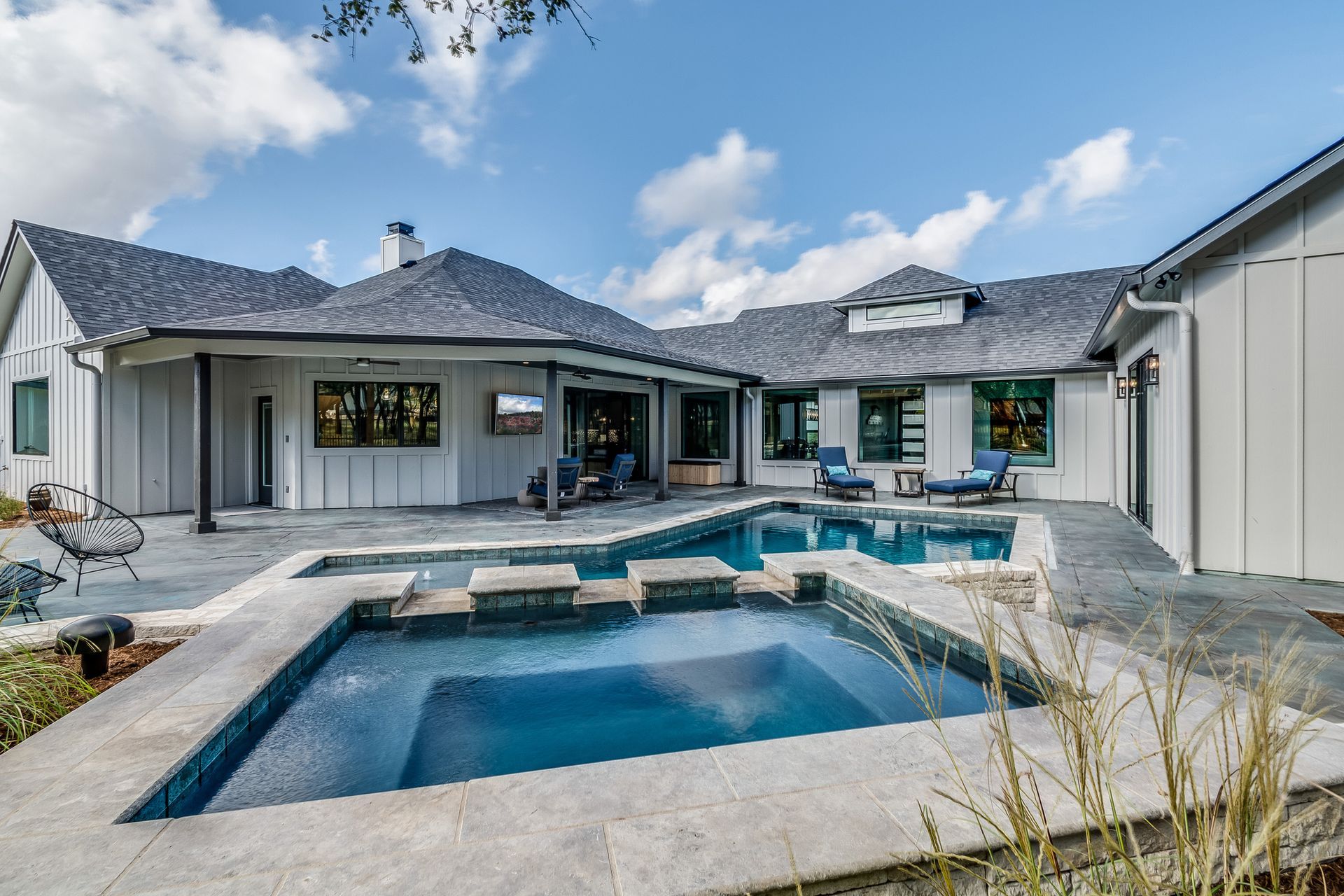 Large Swimming Pool in Green Yard — Brentwood, TN — Cool Springs Pools