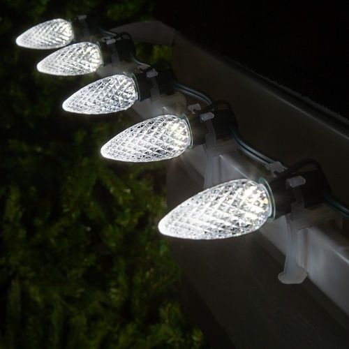 white LED christmas lights