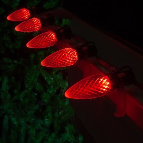 red christmas lights