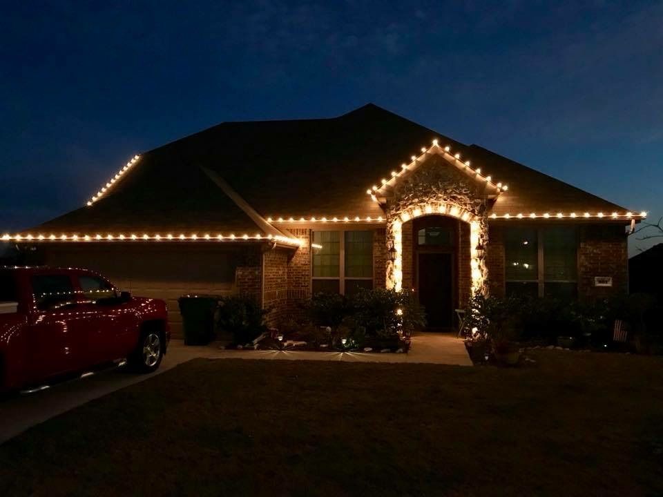 warm white christmas lights