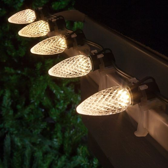 off white christmas lights