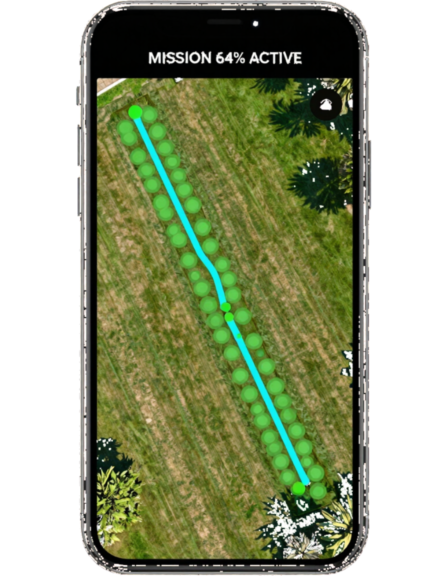 GreenBeam App live tracking map