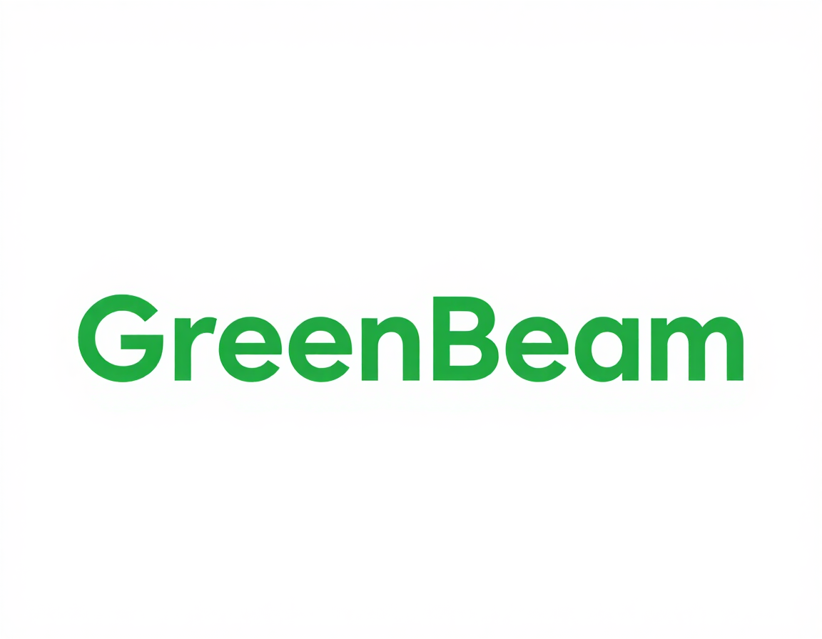 GreenBeam official logo — full color on white background.