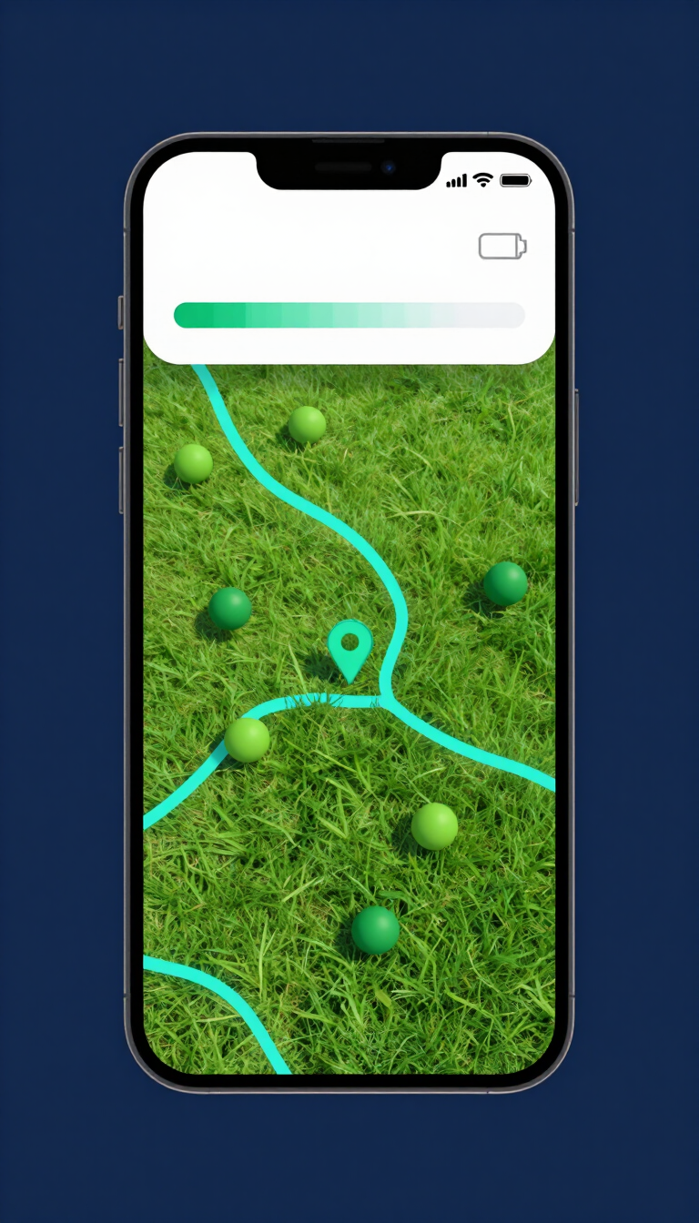 GreenBeam App map interface