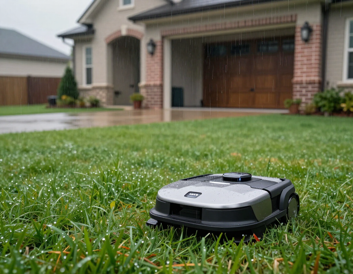 Rain detection on lawn