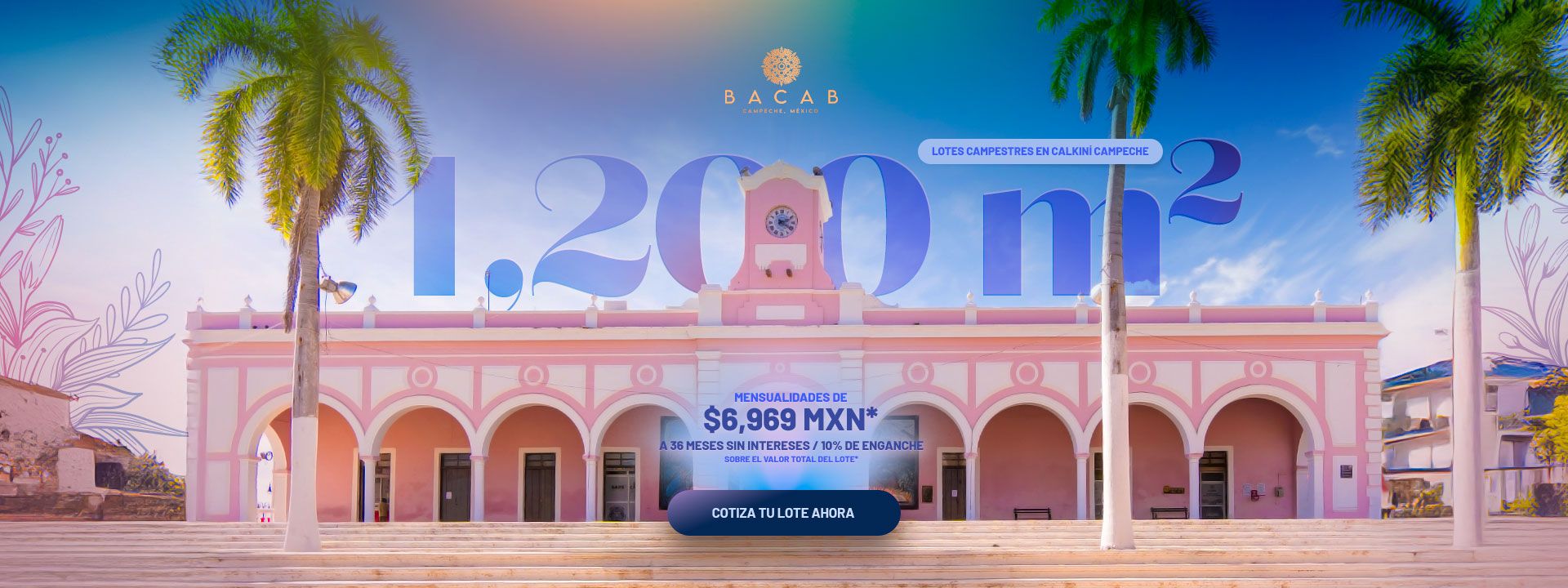 BACAB desarrollo campestre en Calkiní Campeche, México