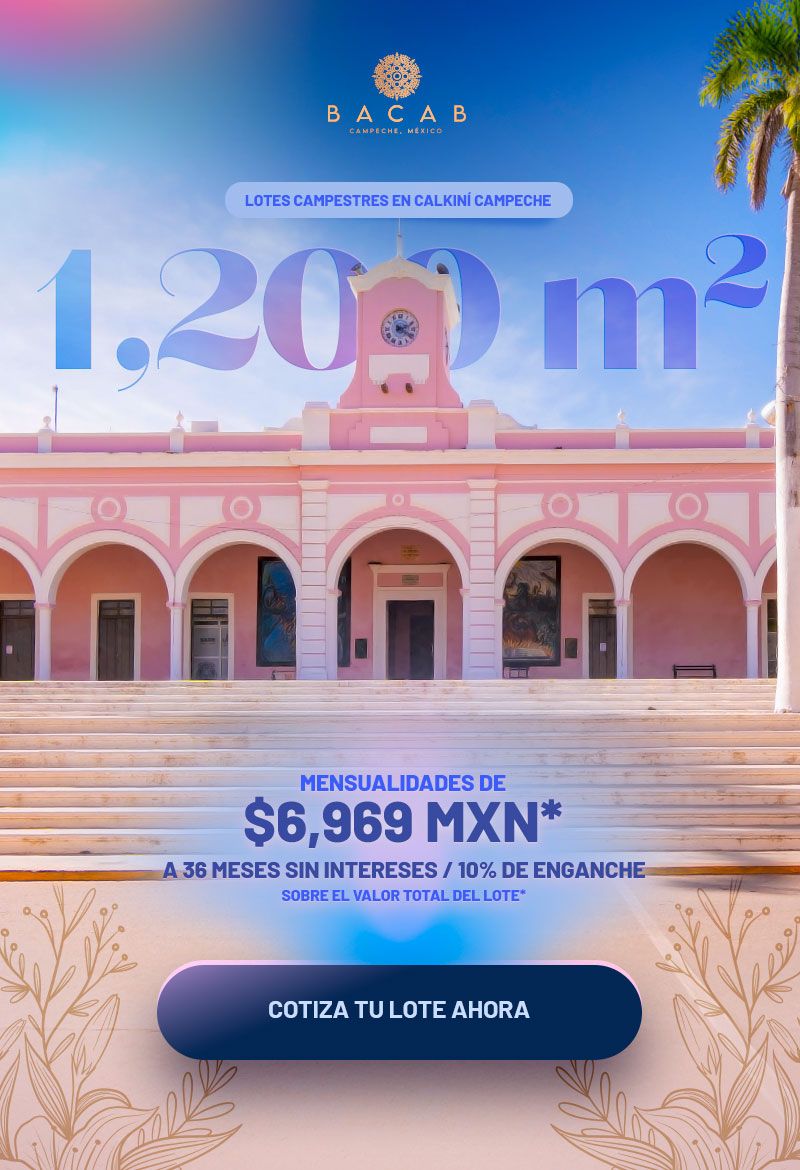 BACAB desarrollo campestre en Calkiní Campeche, México