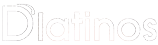 The word latinos is written in black and white on a white background.