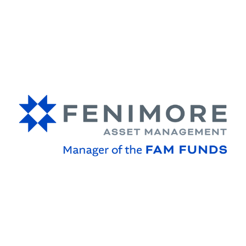 A logo for fenimore asset management manager of the fam funds