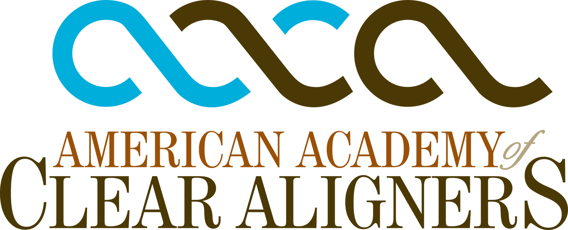The logo for the american academy of clear aligners