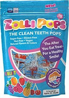 A bag of lollipops that are clean teeth pops