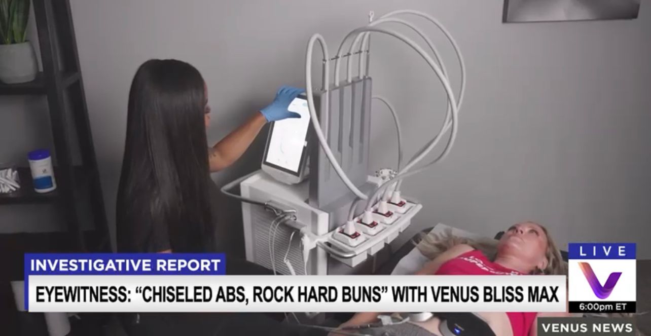 venus bliss max on abdomen