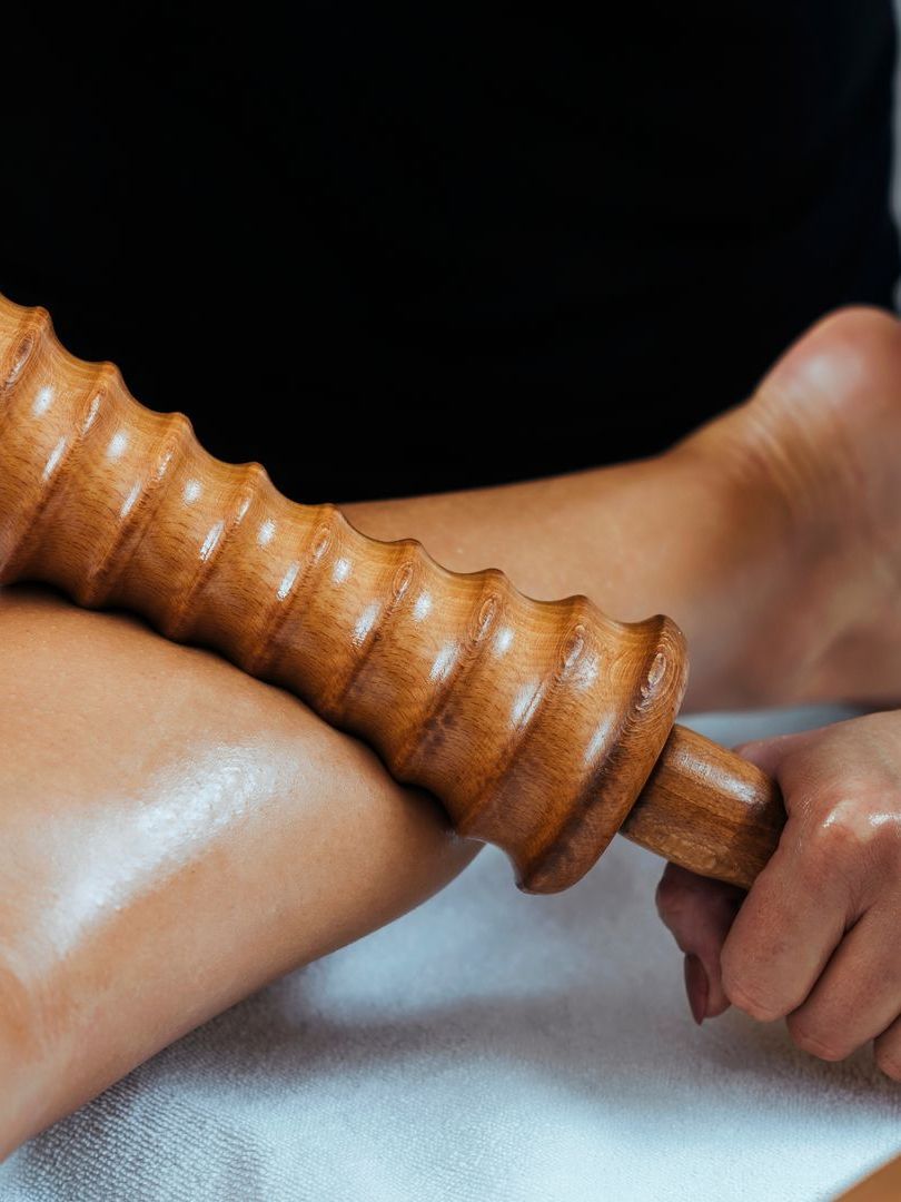 leg wood therapy