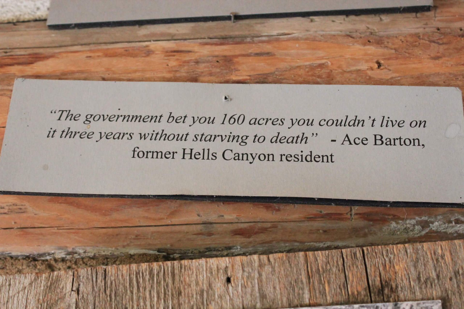 Sign Board with Quote