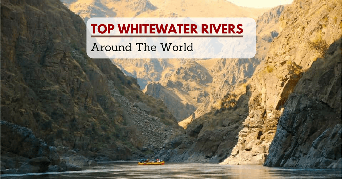White water rafting rivers in the world