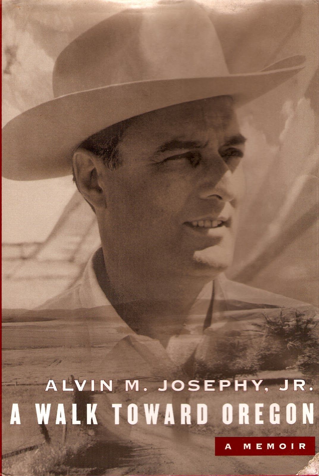 A book by alvin m. josephy jr. titled a walk toward oregon