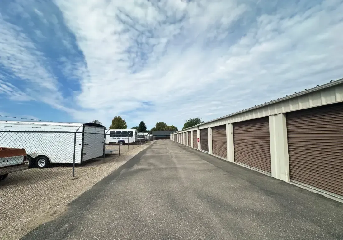 Exterior of the self-storage facility